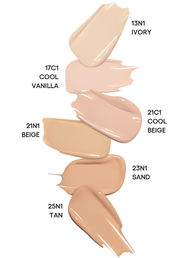 LANEIGE Neo Cushion Glow COLOR SHADE: 13N1 IVORY, 17C1 COOL VANILLA, 21C1 COOL BEIGE, 21N1 BEIGE, 23N1 SAND, 25N1 TAN