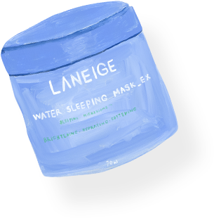  Illustrated image of WATER SLEEPING MASK_EX